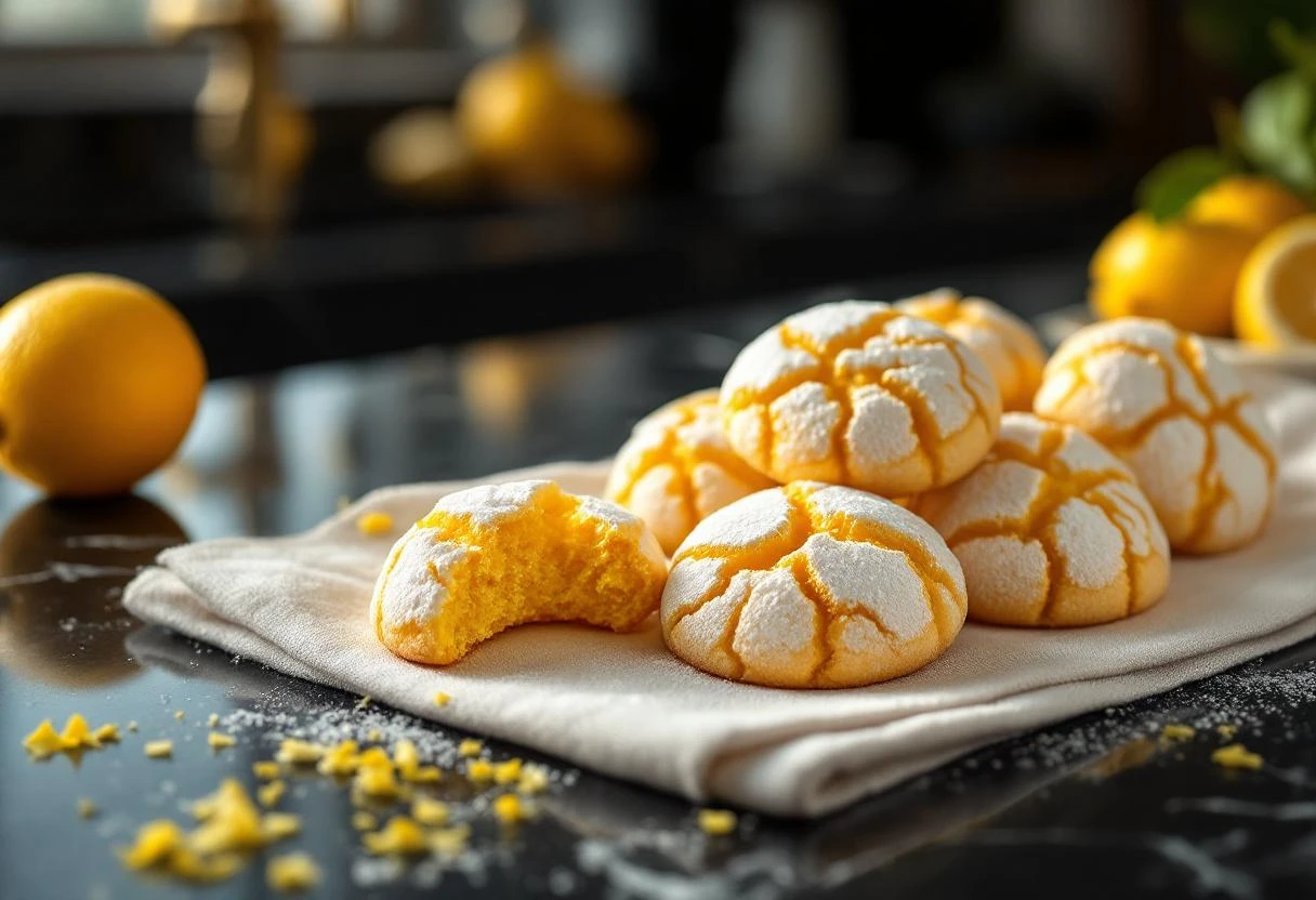 Chewy Lemon Cookies