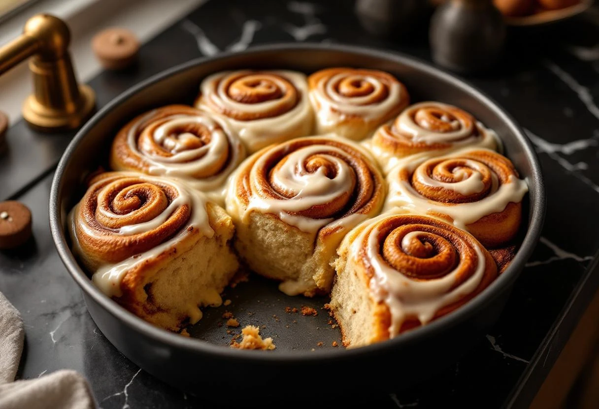 Cinnamon Rolls with Cream Cheese Frosting