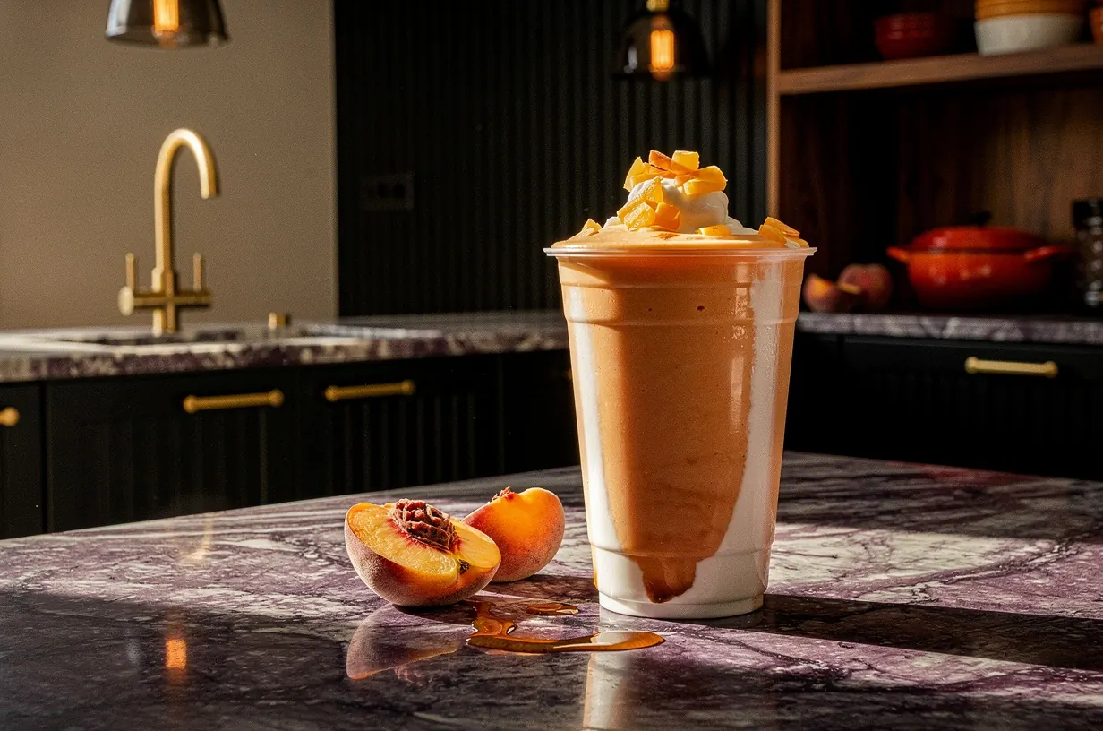 Kendall Jenner's Peaches & Cream Smoothie (Erewhon Copycat)