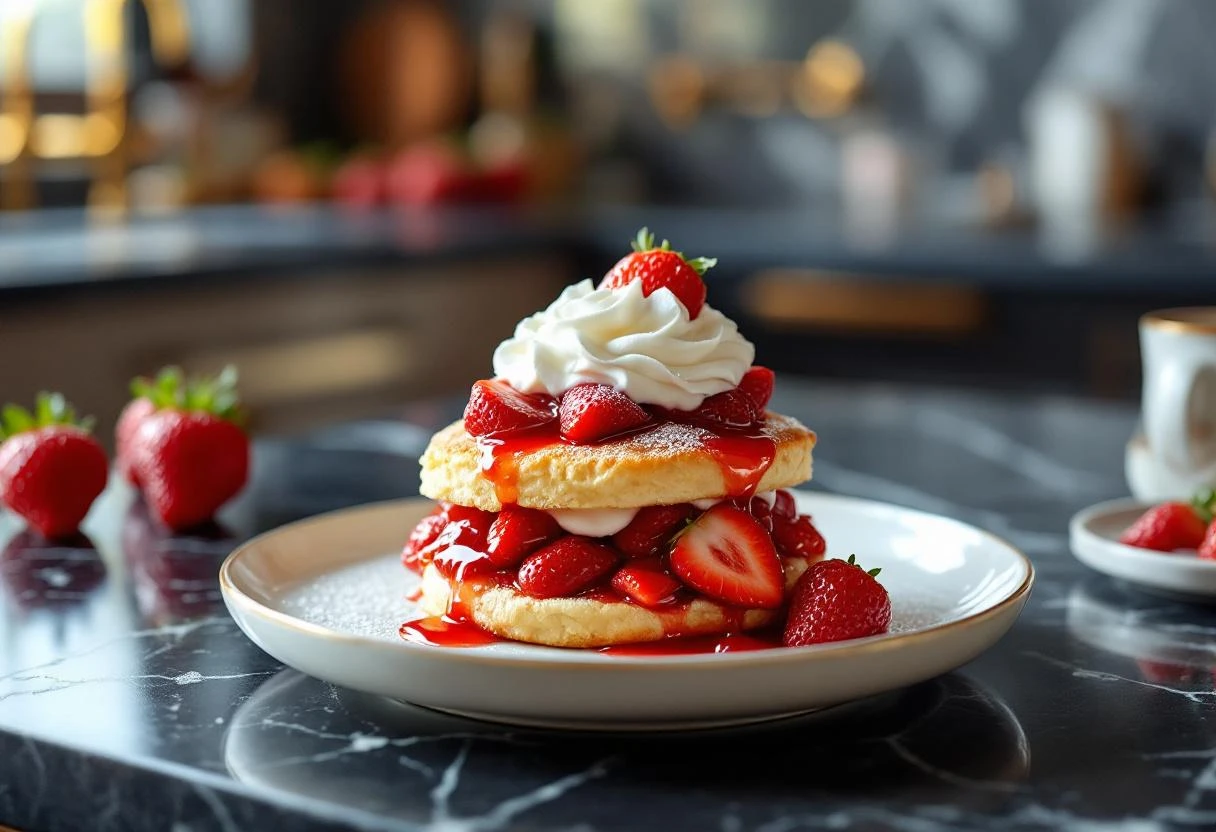 Strawberry Shortcake with Buttery Biscuits
