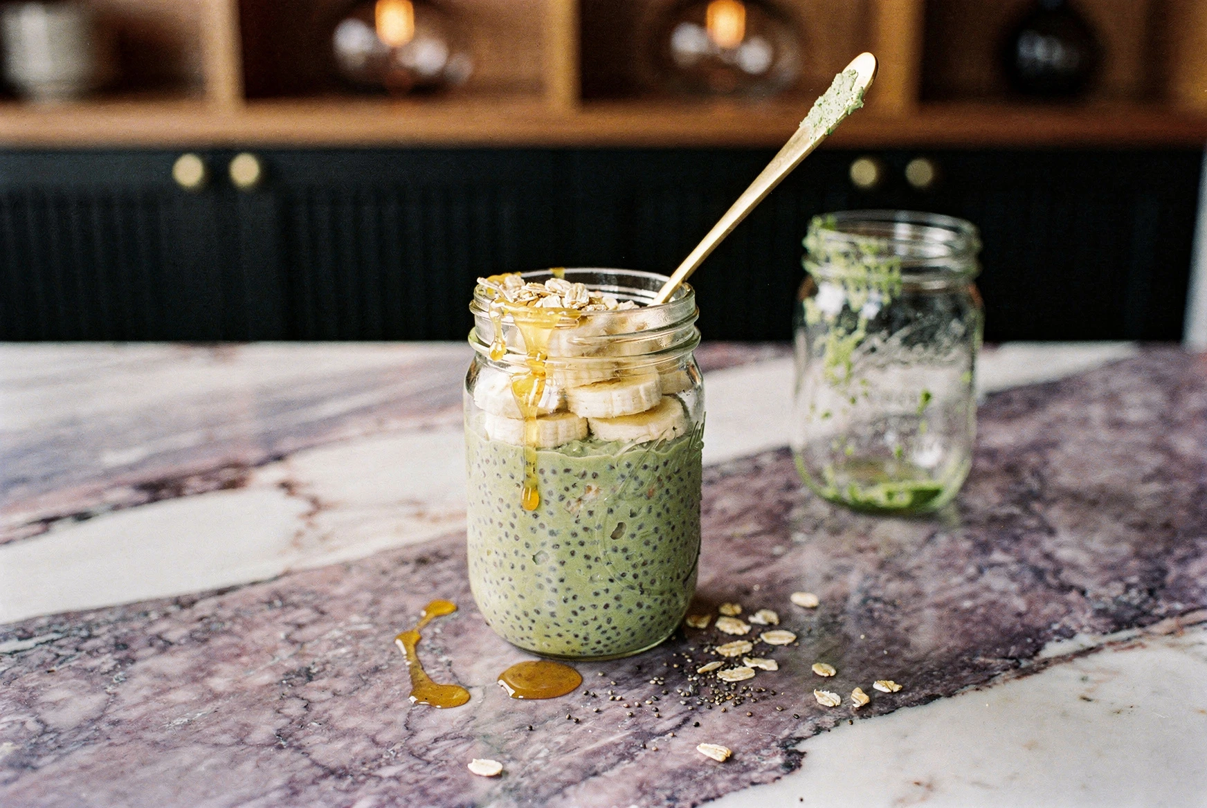 Trader Joe's Matcha Latte Overnight Oats