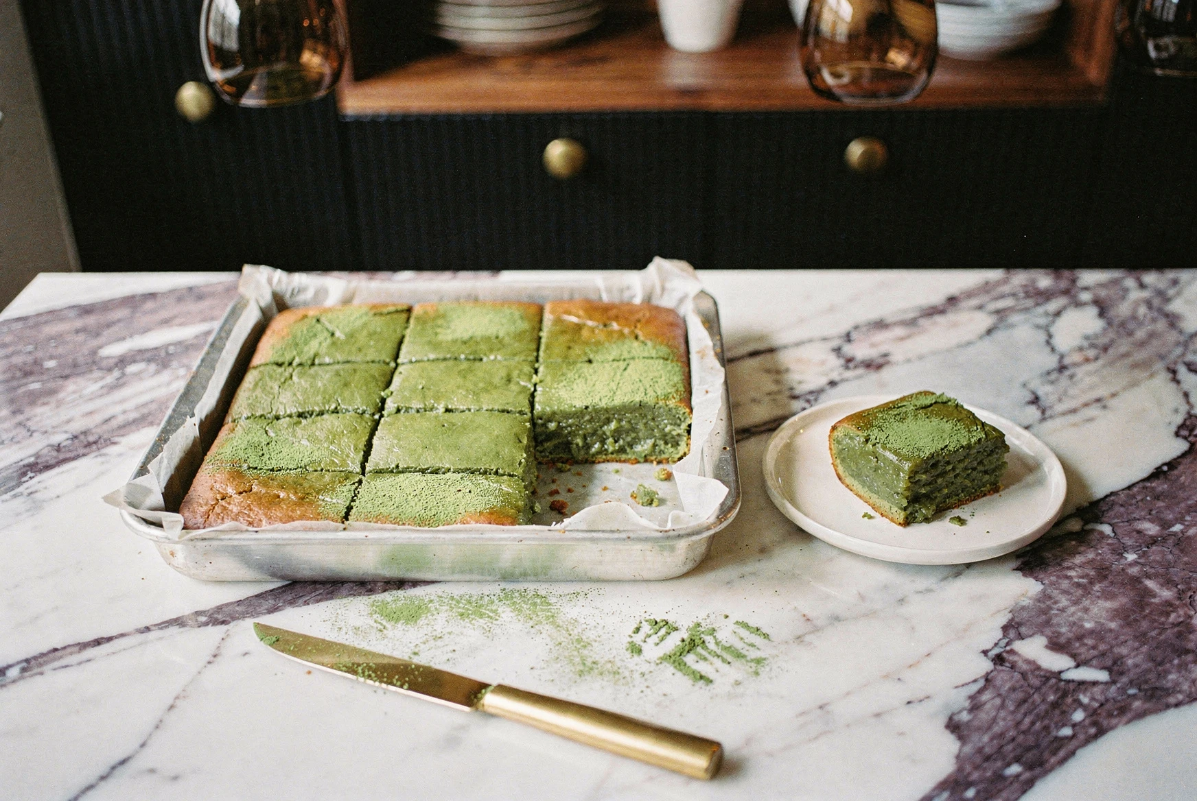 Trader Joe's Matcha Mochi Cake