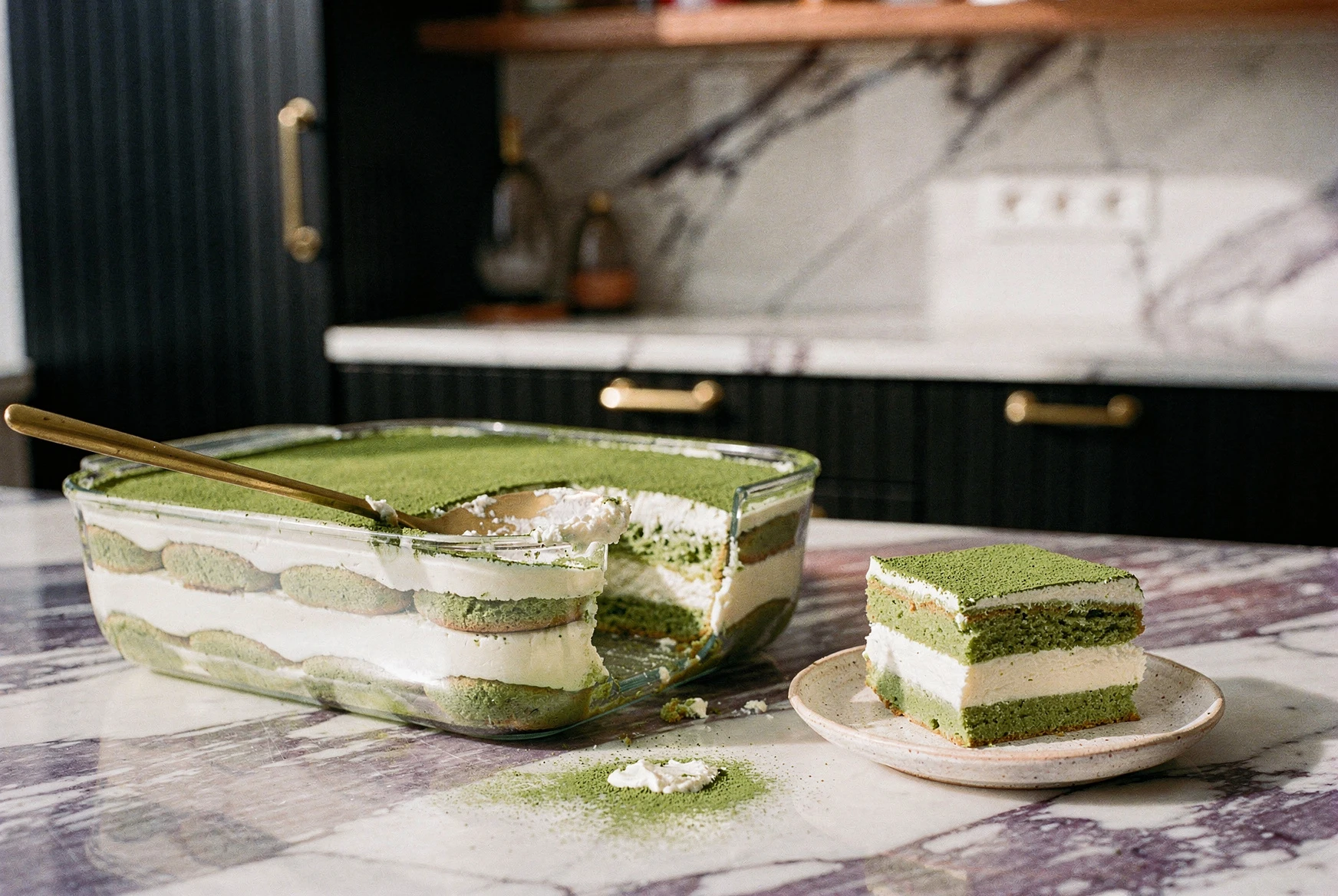 Trader Joe's Matcha Tiramisu