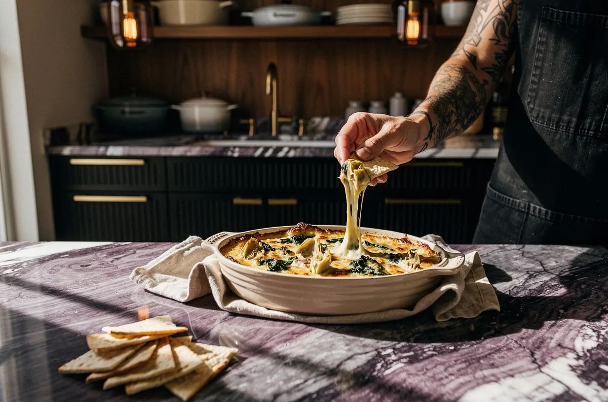 Trader Joe's Hot Spinach Artichoke Dip