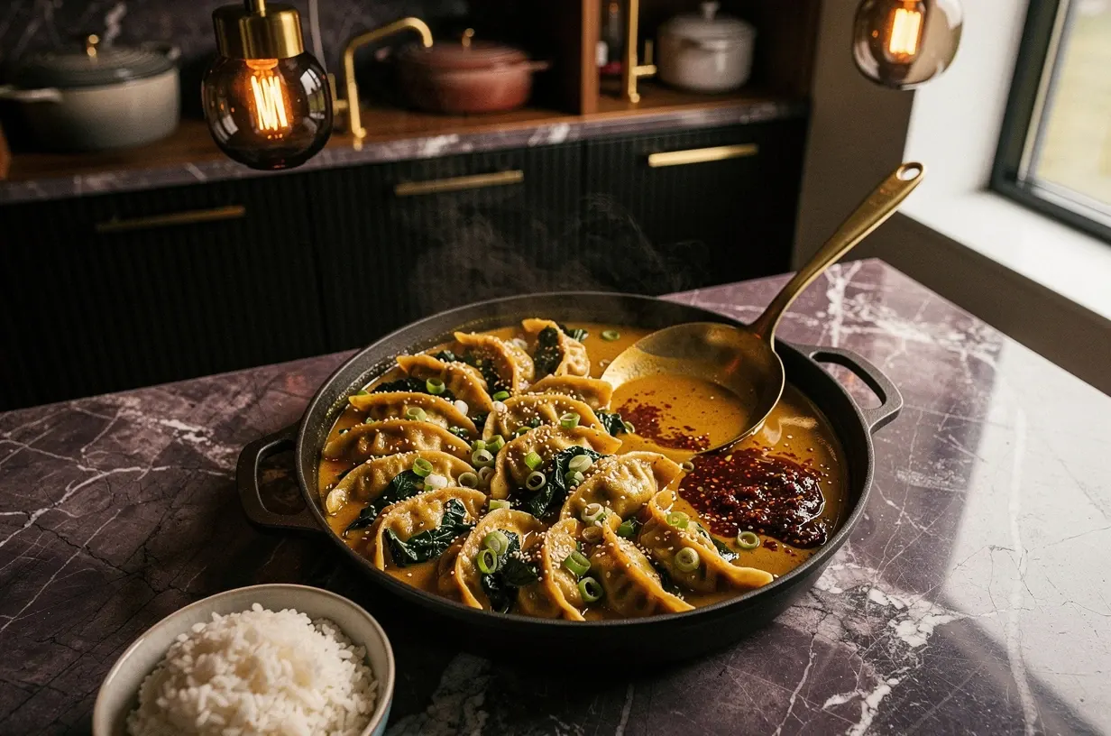 Trader Joe's Viral Dumpling Bake