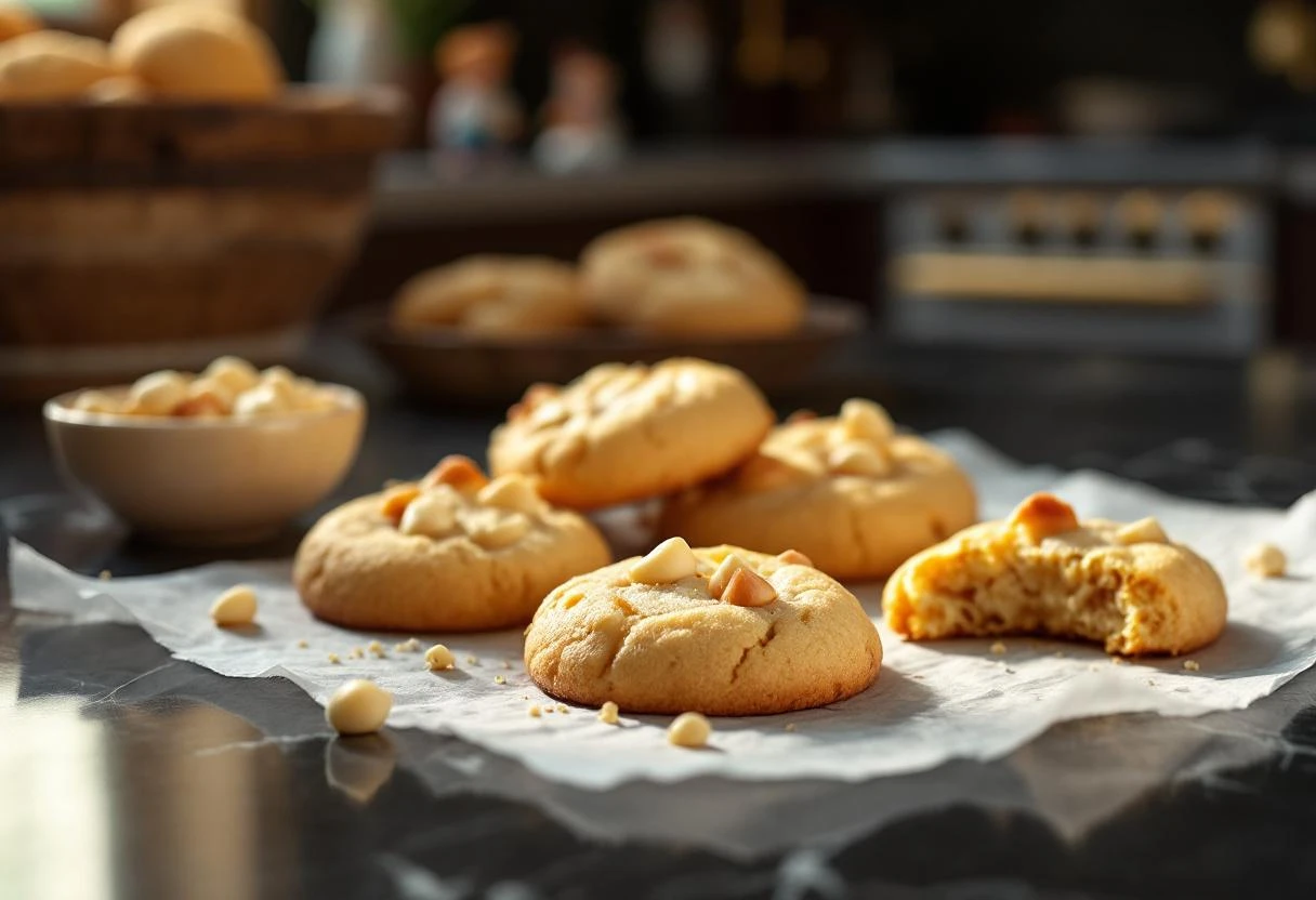 White Chocolate Macadamia Nut Cookies